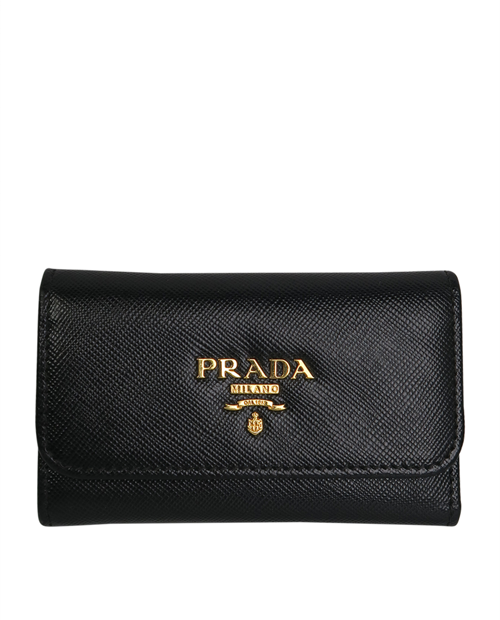 Prada leather key holder hotsell